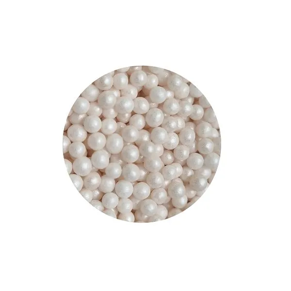 Posyp hrášok perleť ecru 7 mm 60 g