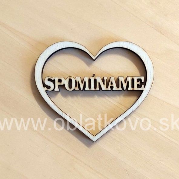 Srdce spomíname