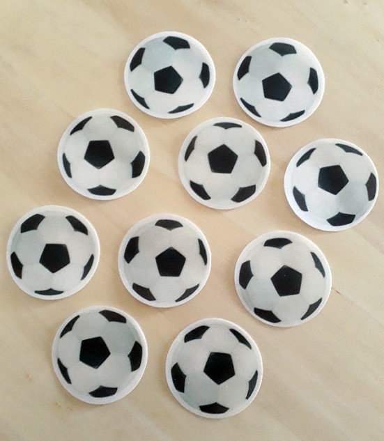 futbalové lopty 10ks/5cm