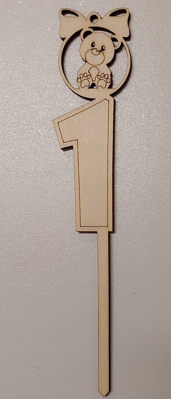 zápich macko číslo 1